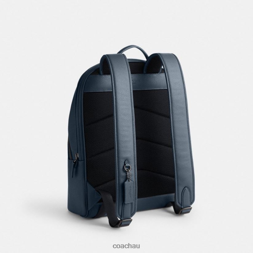 Coach Men CHARTER BACKPACK Dark Denim Z8JFB8679