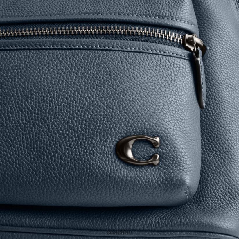 Coach Men CHARTER BACKPACK Dark Denim Z8JFB8679