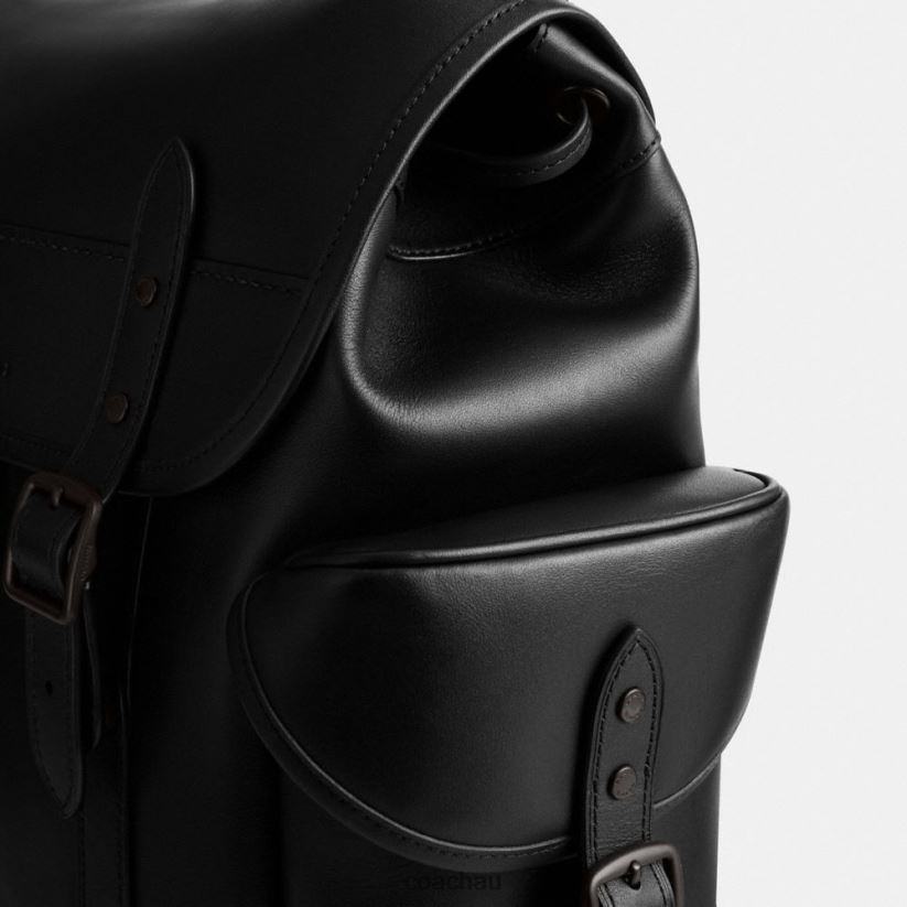 Coach Men HITCH BACKPACK Black Z8JFB8678