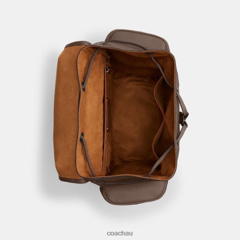 Coach Men HITCH BACKPACK Dark Stone Z8JFB8680