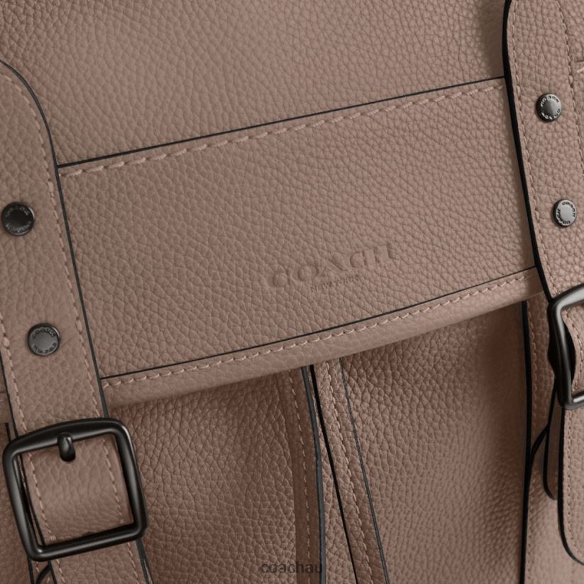 Coach Men HITCH BACKPACK Dark Stone Z8JFB8680