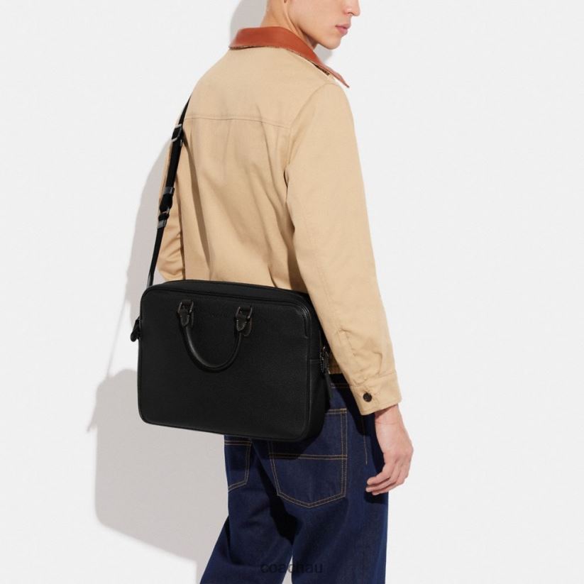 Coach Men GOTHAM BRIEF Black Z8JFB8624