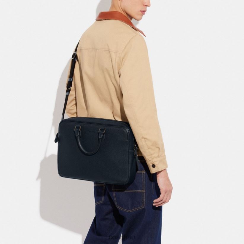 Coach Men GOTHAM BRIEF Midnight Navy Z8JFB8625