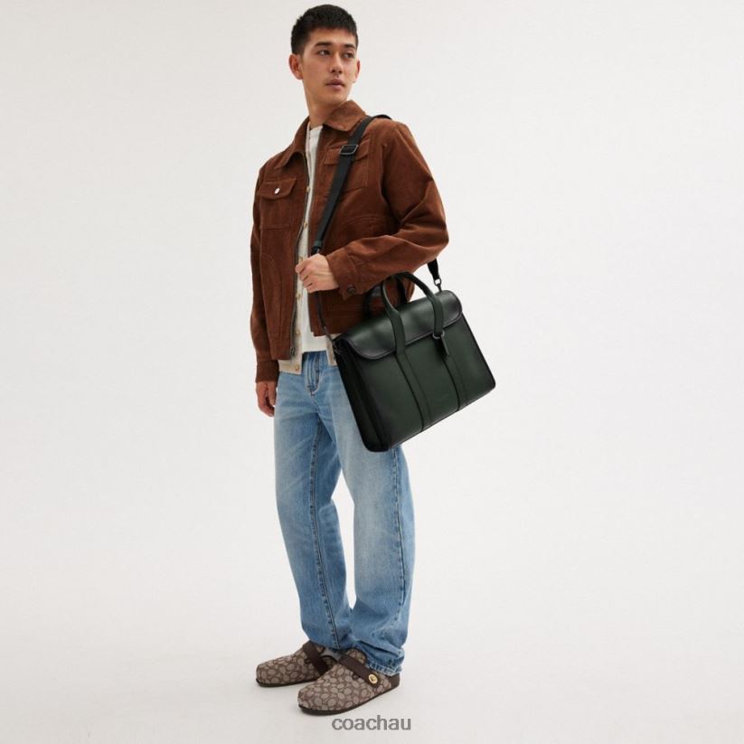 Coach Men GOTHAM PORTFOLIO Amazon Green Z8JFB8621