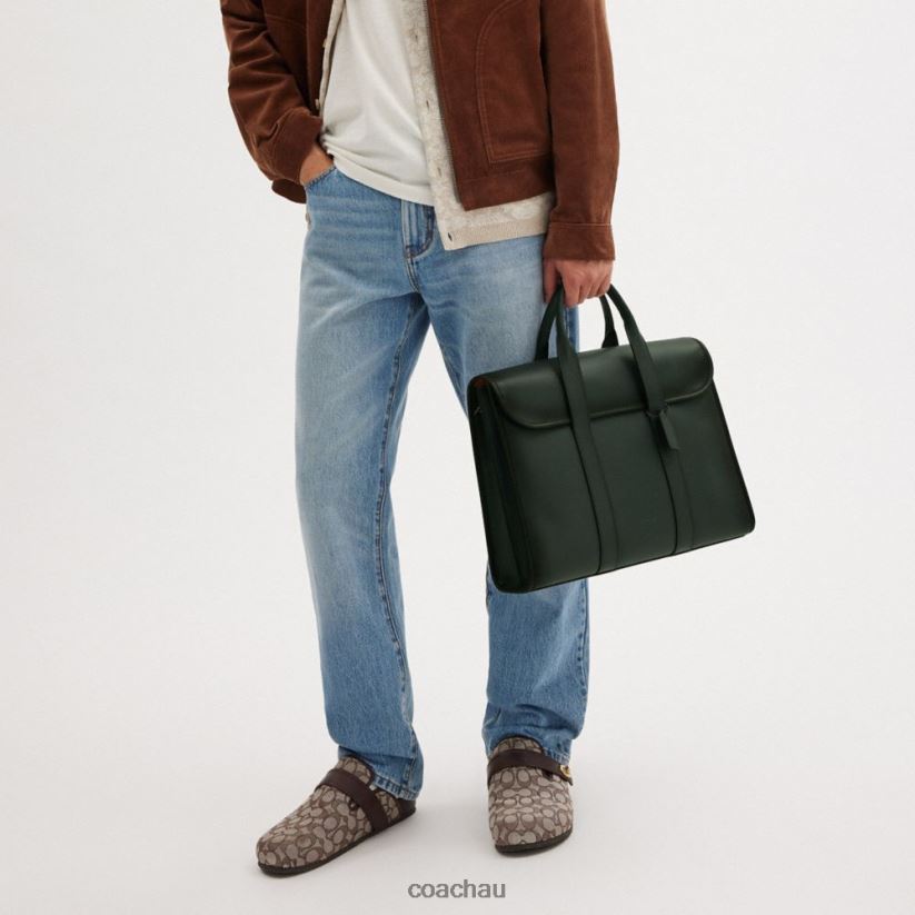 Coach Men GOTHAM PORTFOLIO Amazon Green Z8JFB8621