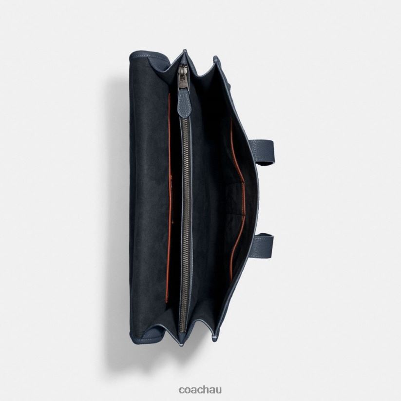 Coach Men GOTHAM PORTFOLIO IN SIGNATURE LEATHER DENIM Z8JFB8623