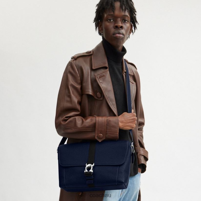 Coach Men BECK MESSENGER Deep Blue Z8JFB8657