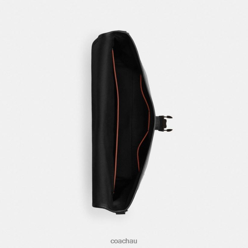 Coach Men BECK MESSENGER IN SIGNATURE CANVAS CHARCOAL Z8JFB8654