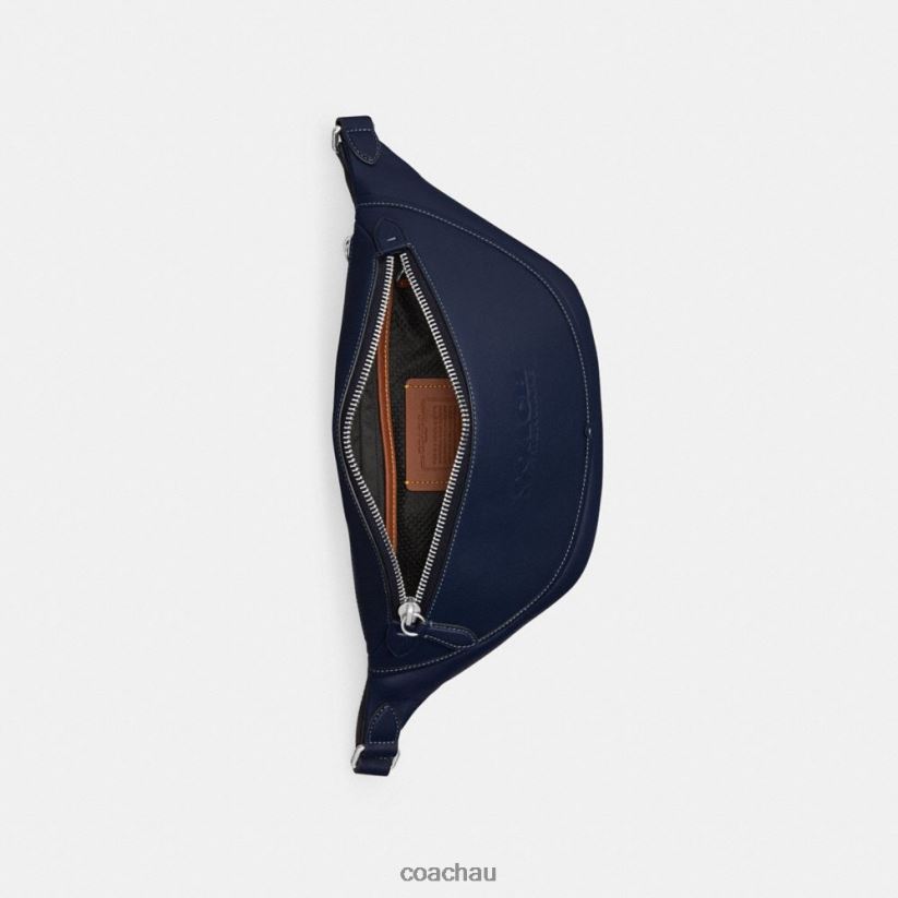 Coach Men LEAGUE BELT BAG Deep Blue Z8JFB8671