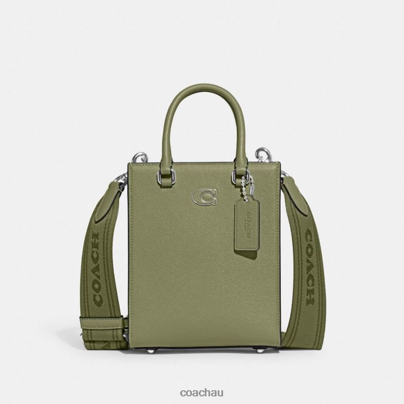 Coach Men TOTE 16 WITH SIGNATURE CANVAS MOSS Z8JFB8648