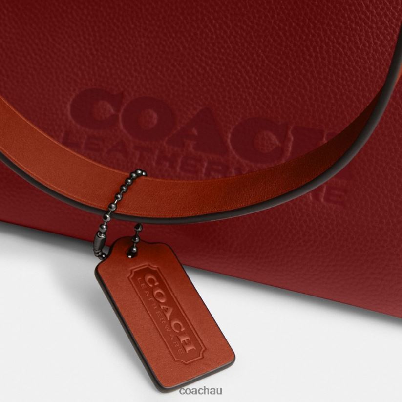 Coach Men RELAY TOTE 34 Ruby Red Z8JFB8627