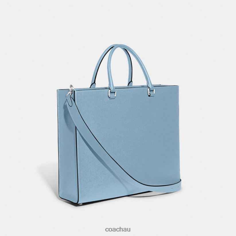 Coach Men TOTE 40 WITH SIGNATURE CANVAS INTERIOR POOL Z8JFB8640