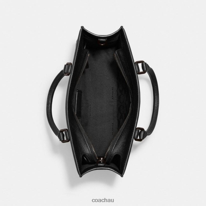 Coach Men TOTE WITH SIGNATURE CANVAS Black Z8JFB8637