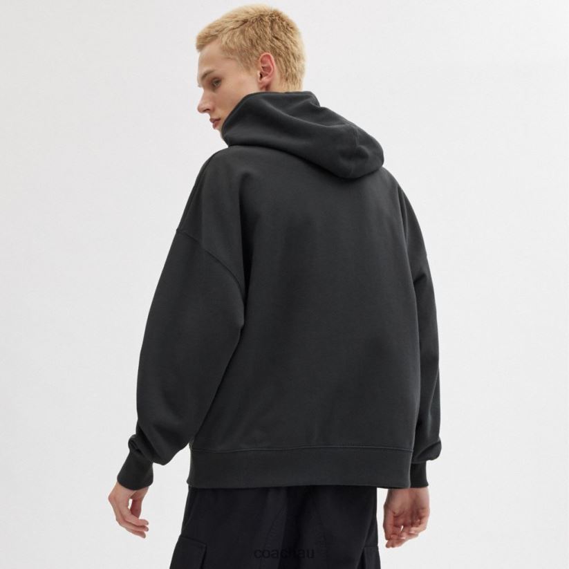 Coach Men COSMIC COACH HOODIE Black Multi. Z8JFB8769