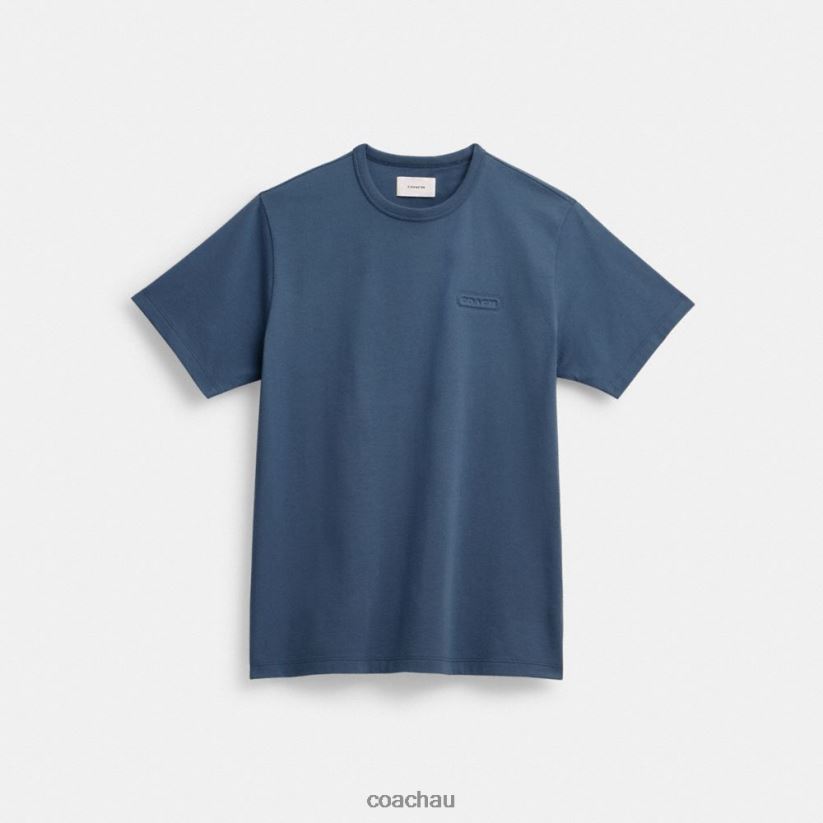 Coach Men ESSENTIAL T-SHIRT Blue. Z8JFB8782
