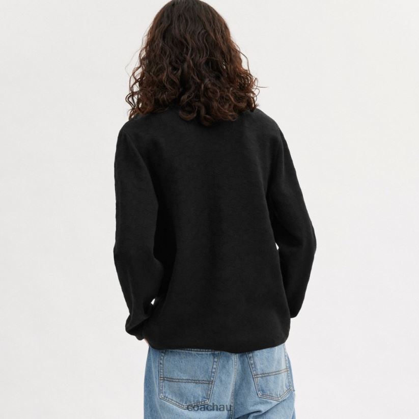 Coach Men SIGNATURE TURTLENECK Black Z8JFB8779
