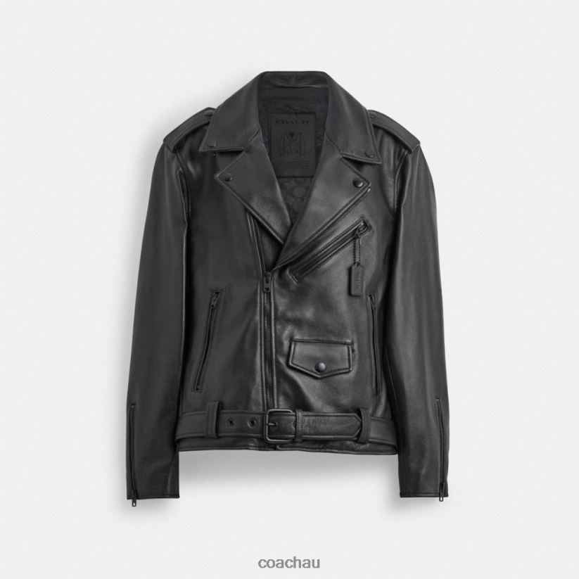 Coach Men MOTO JACKET BLACK/BLACK Z8JFB8751