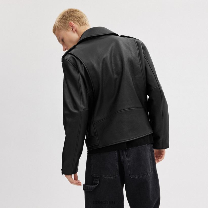 Coach Men MOTO JACKET BLACK/BLACK Z8JFB8751