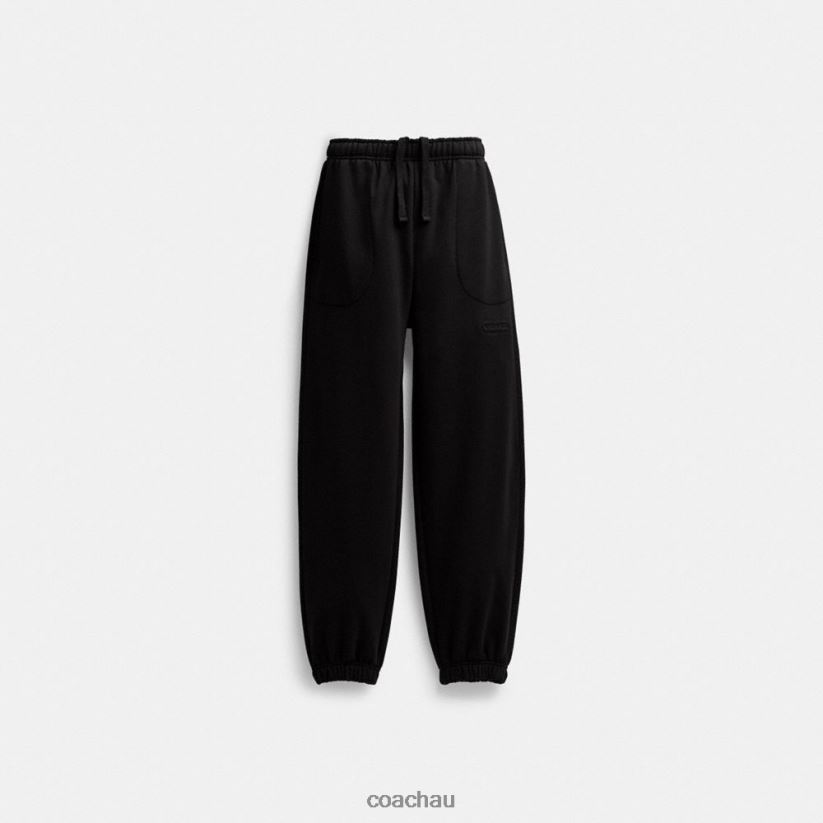 Coach Men ESSENTIAL SOLID JOGGERS Black Z8JFB8786