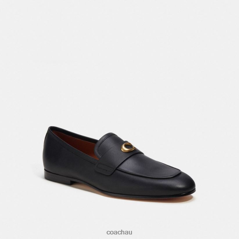 Coach Men SCULPTED SIGNATURE LOAFER Black Z8JFB8731