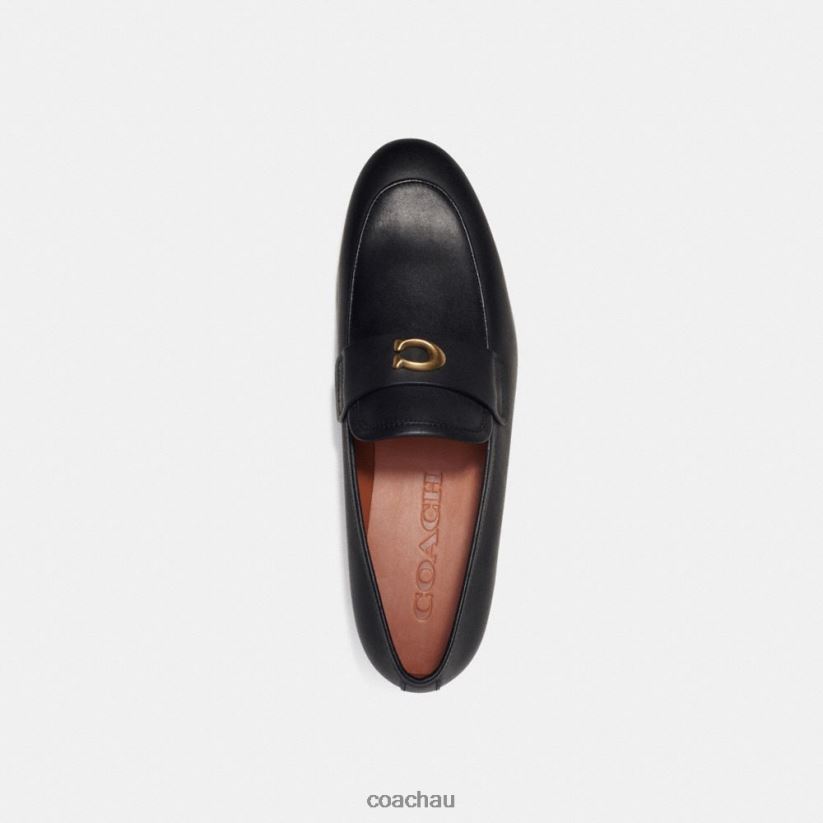 Coach Men SCULPTED SIGNATURE LOAFER Black Z8JFB8731