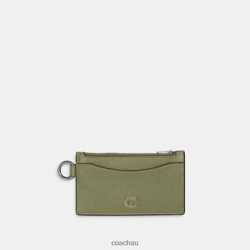 Coach Men ZIP CARD CASE MOSS Z8JFB8719