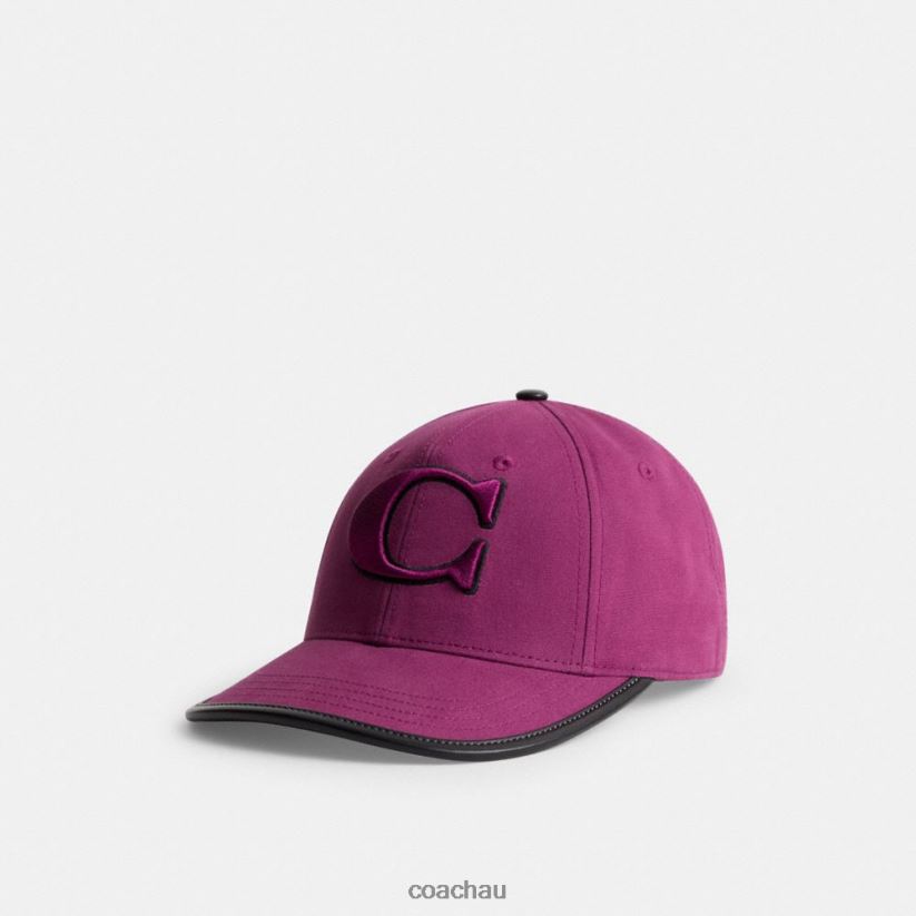 Coach Women BASEBALL HAT DEEP PLUM Z8JFB8560