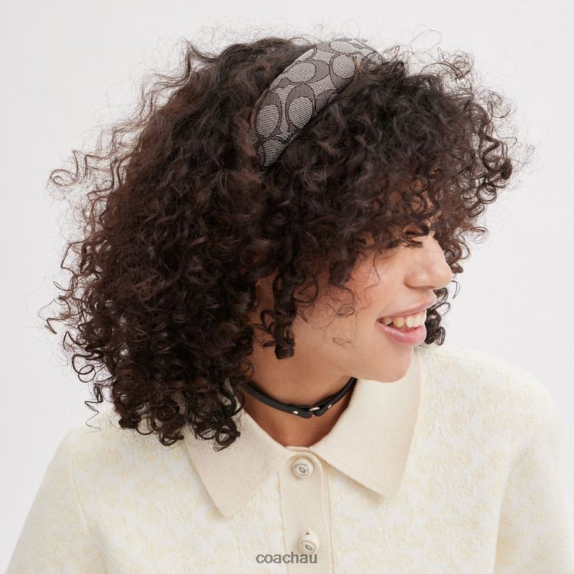 Coach Women SIGNATURE HEADBAND OAK Z8JFB8588