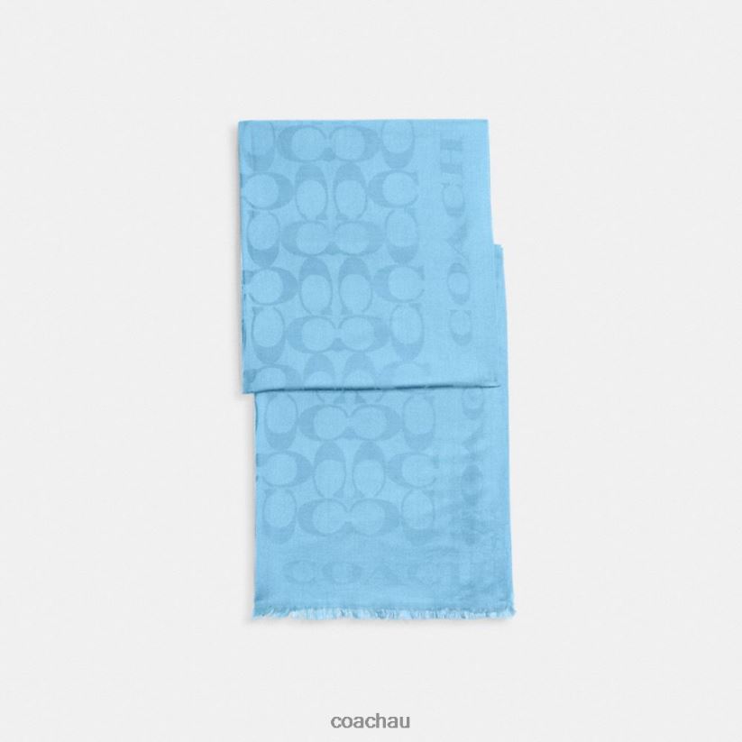 Coach Women SIGNATURE STOLE POOL Z8JFB8607