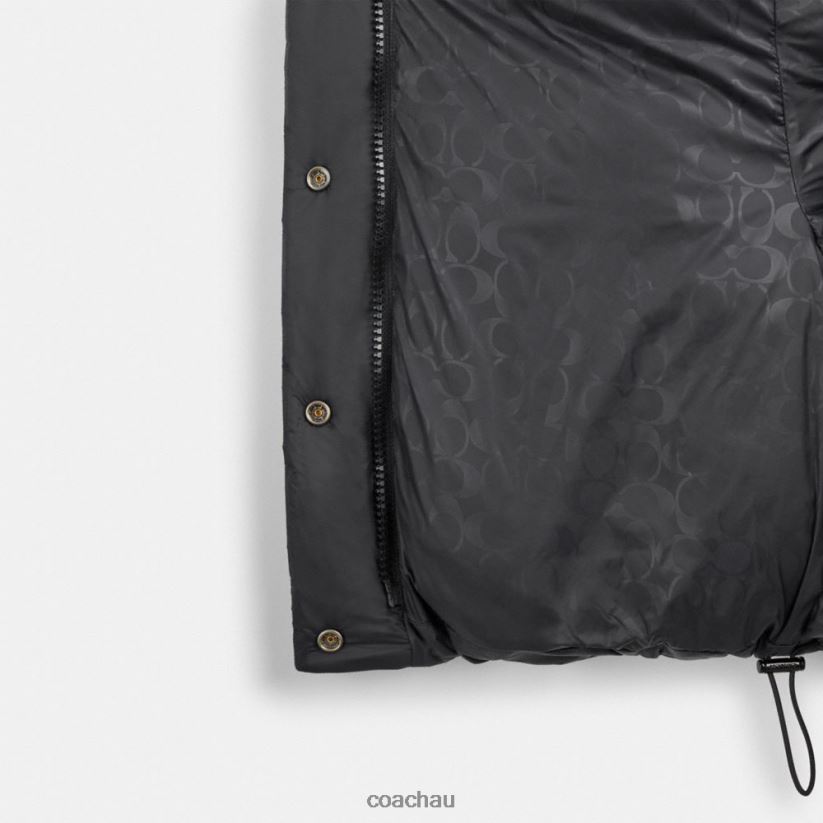 Coach Women CROPPED PUFFER Black Z8JFB8440