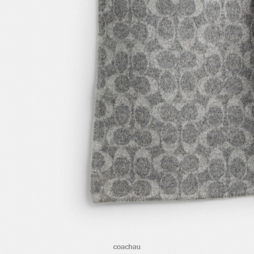 Coach Women DOUBLE FACED COAT LIGHT GREY Z8JFB8438