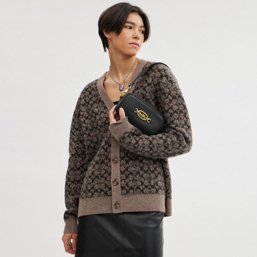 Coach Women AVERY SHOULDER BAG B4/BLACK Z8JFB8215