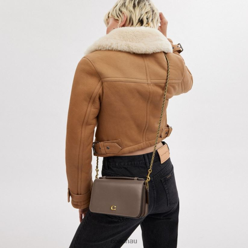 Coach Women BEA CROSSBODY B4/DARK STONE Z8JFB8241