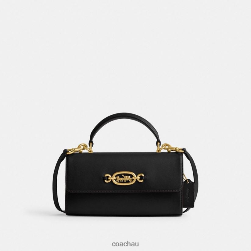 Coach Women HARLOW TOP HANDLE B4/BLACK Z8JFB8226