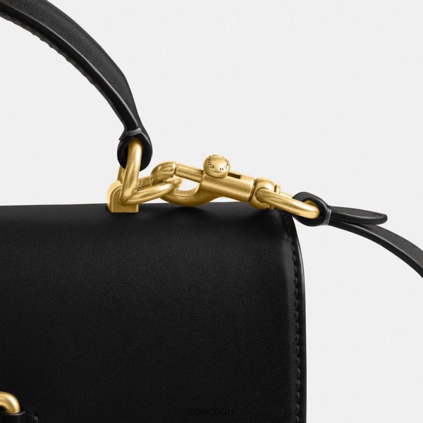 Coach Women HARLOW TOP HANDLE B4/BLACK Z8JFB8226