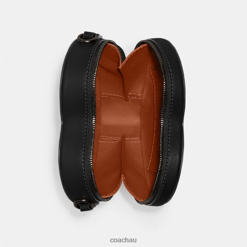 Coach Women HEART CROSSBODY 14 V5/Black Z8JFB8211