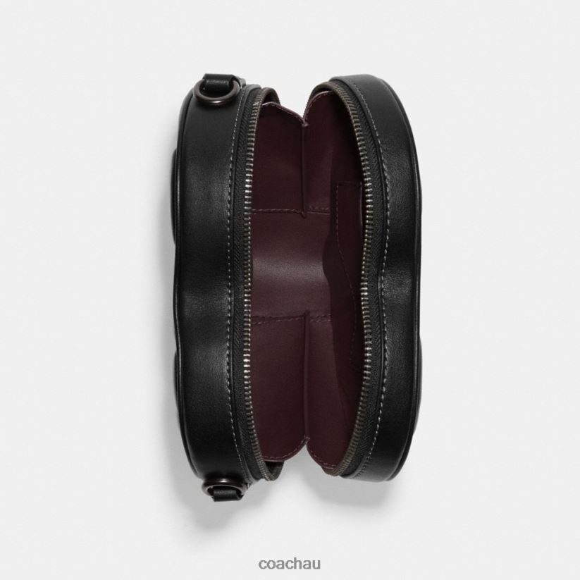 Coach Women HEART CROSSBODY WITH QUILTING V5/Black Z8JFB8204