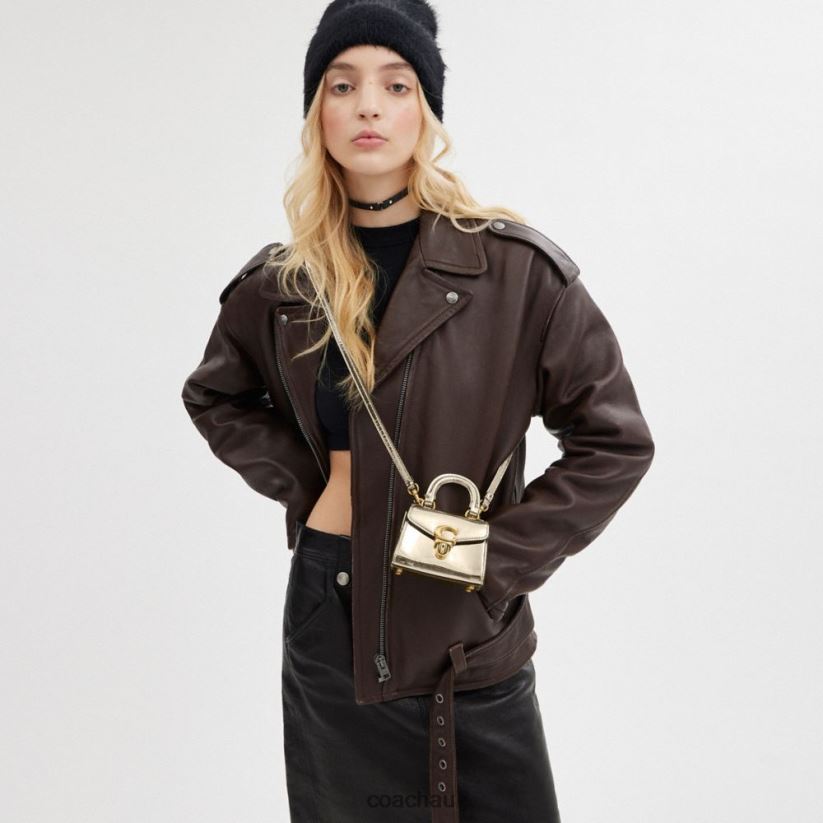 Coach Women SAMMY TOP HANDLE 12 B4/Gold Z8JFB8220