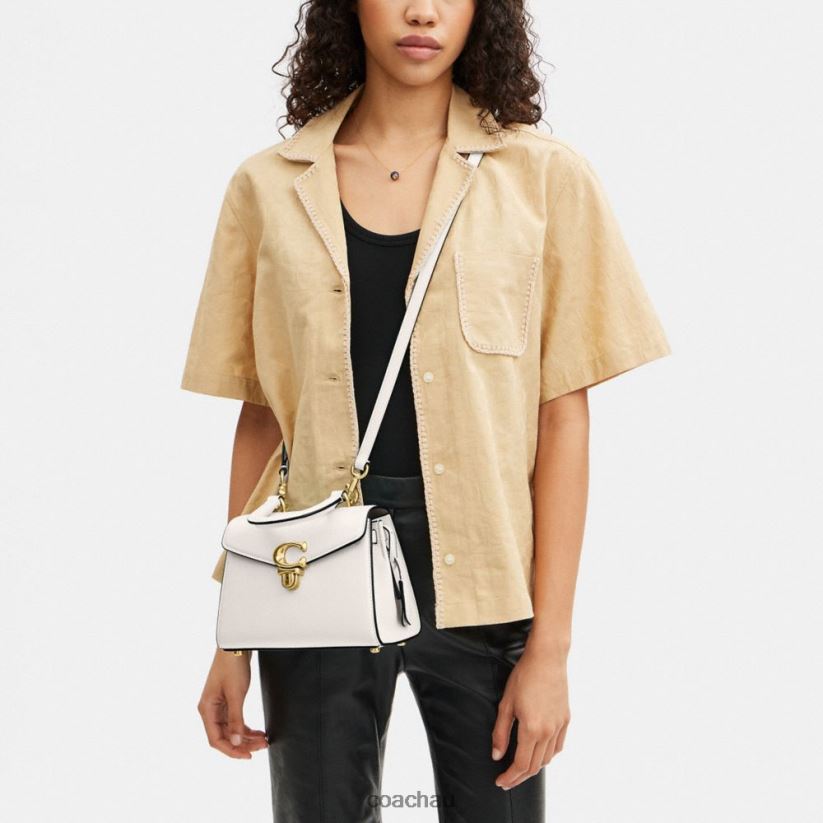 Coach Women SAMMY TOP HANDLE 21 B4/CHALK Z8JFB8248