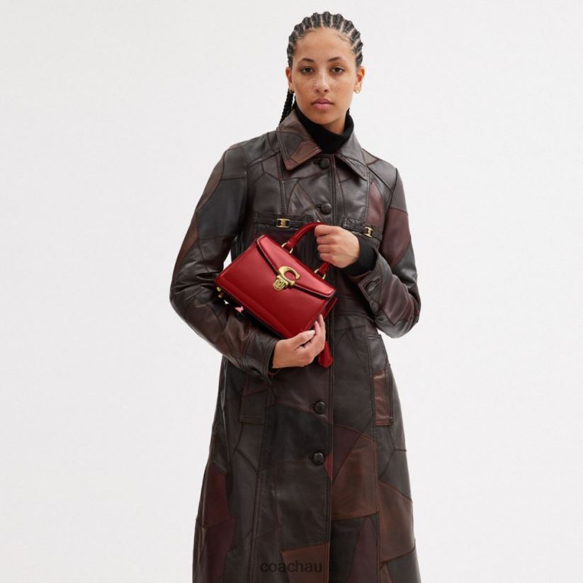 Coach Women SAMMY TOP HANDLE 21 B4/RED Z8JFB8234