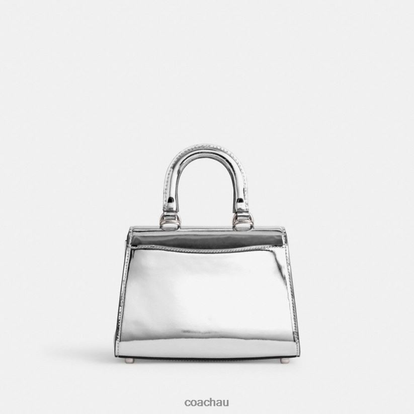 Coach Women SAMMY TOP HANDLE 21 IN SILVER METALLIC LH/Silver Z8JFB8230