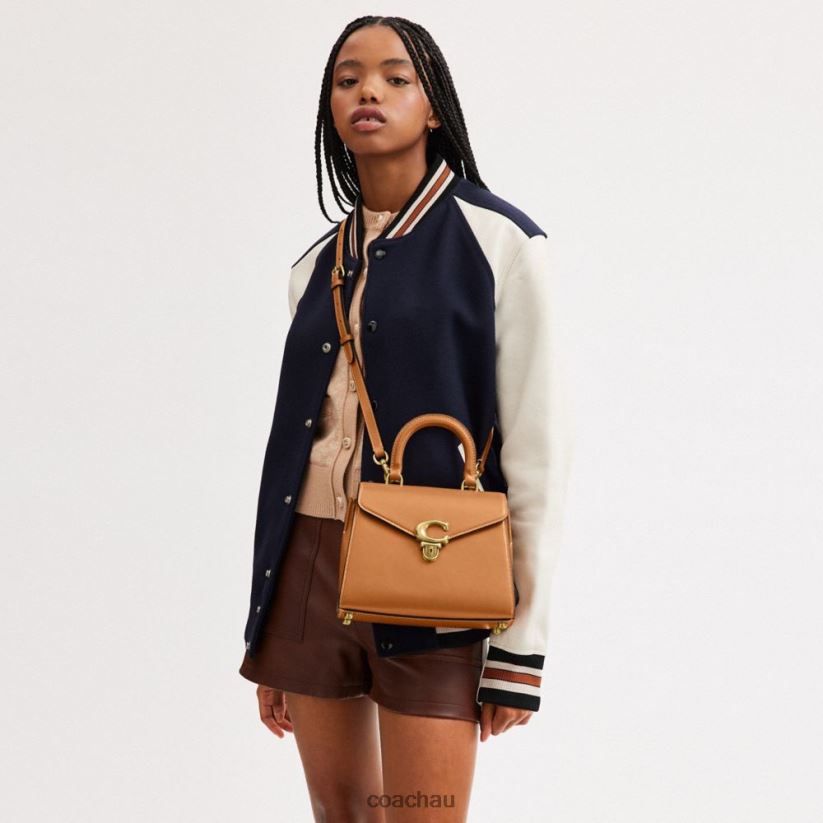 Coach Women SAMMY TOP HANDLE B4/LIGHT CAMEL Z8JFB8229