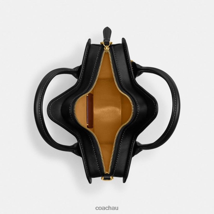 Coach Women STAR BAG IN REGENERATIVE LEATHER B4/BLACK Z8JFB8208