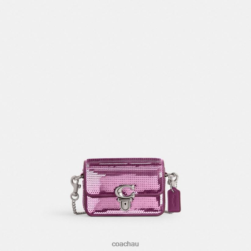 Coach Women STUDIO 12 WITH SEQUINS LH/Dark Magenta Z8JFB8225