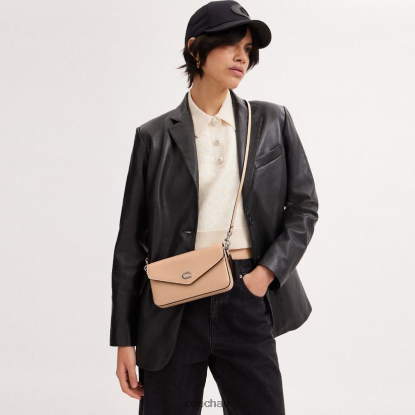 Coach Women WYN CROSSBODY LH/Buff Z8JFB8214