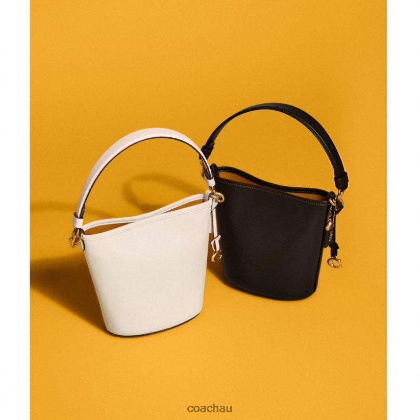 Coach Women DAKOTA BUCKET BAG 16 B4/BLACK Z8JFB817