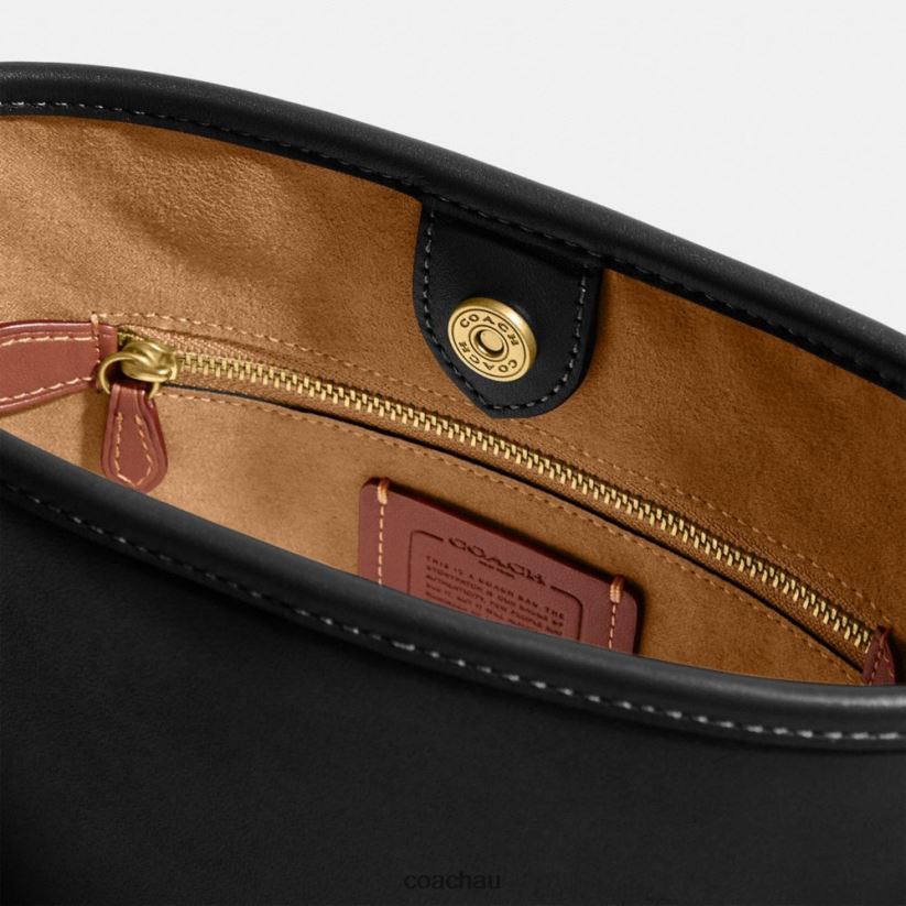 Coach Women DAKOTA BUCKET BAG 16 B4/BLACK Z8JFB817