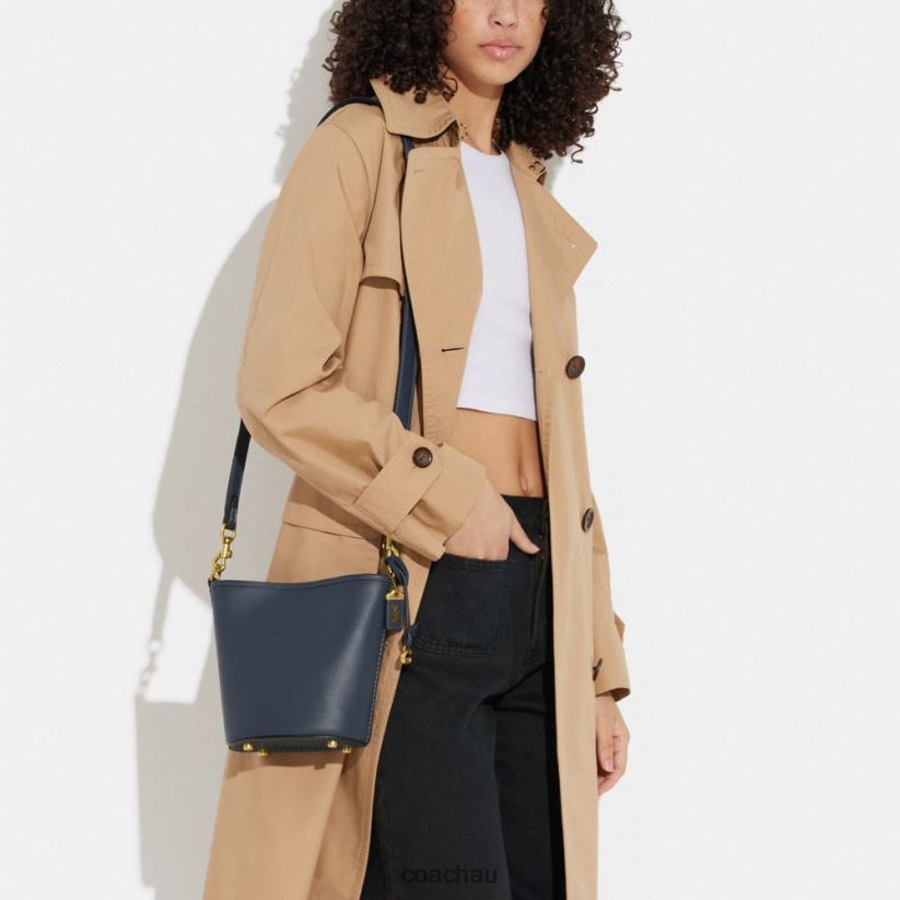 Coach Women DAKOTA BUCKET BAG 16 B4/DENIM Z8JFB814