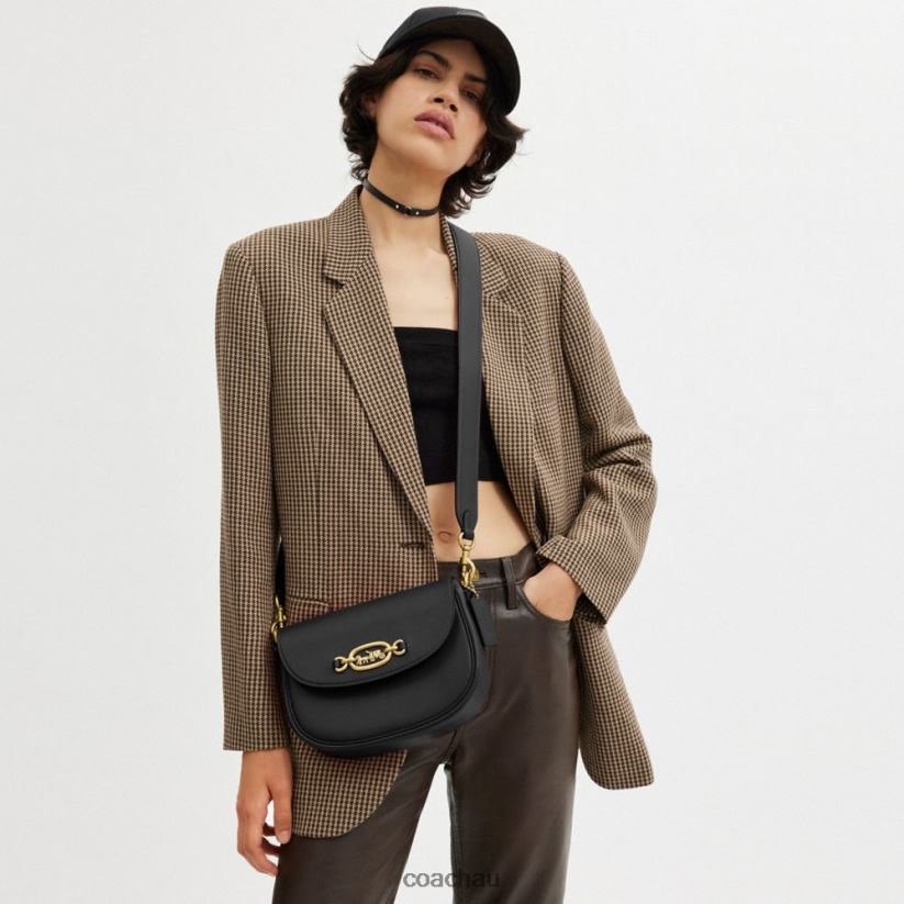 Coach Women HARLEY SHOULDER BAG B4/BLACK Z8JFB830