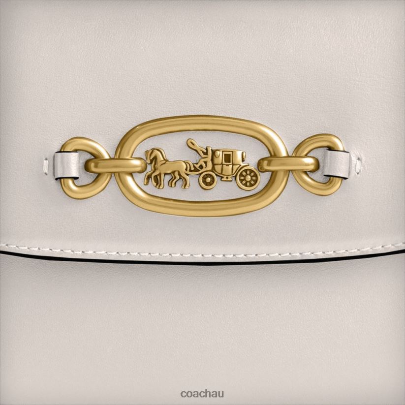 Coach Women HARLEY SHOULDER BAG B4/CHALK Z8JFB828